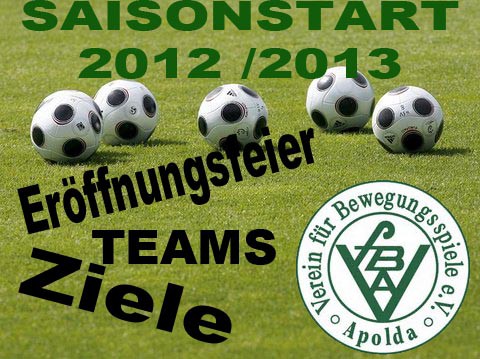 NEUE SAISON 2012/2013