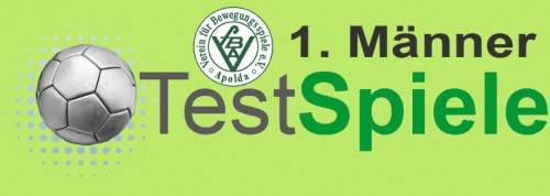 1. Männer - erfolgreicher Test mit dem SV Lobeda 77