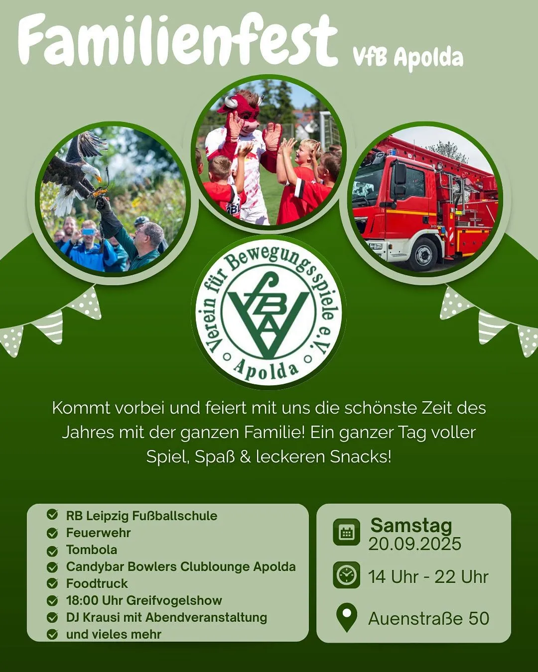 Familienfest  und 115 Jahre beim VfB Apolda