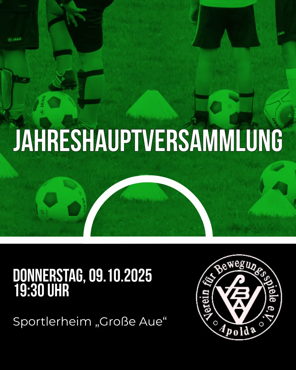 Einladung zur turnusmäßigen Mitgliederversammlung am 09.10.2025