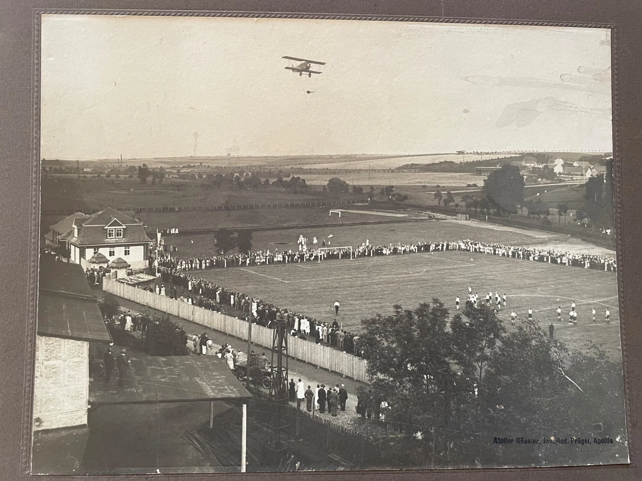 Auflösung zum gestrigen Beitrag der Bauarbeiten am Sportplatz