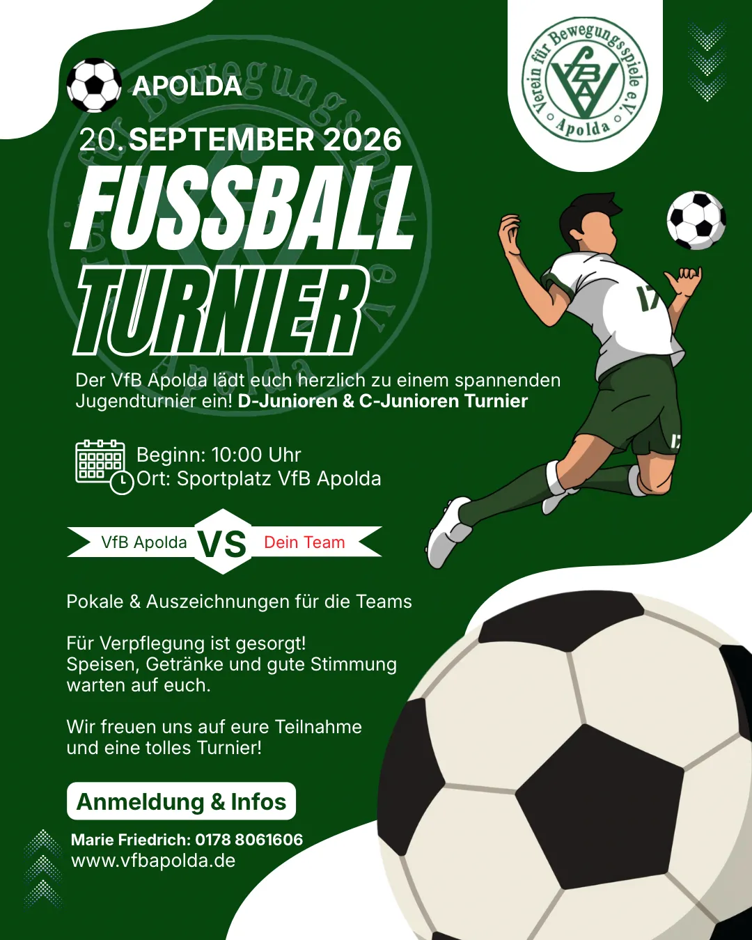 ⚽ Turniereinladung – D- & C-Junioren ⚽