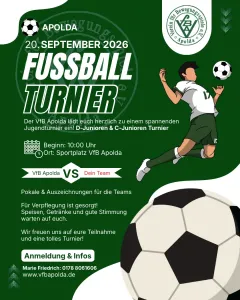 ⚽ Turniereinladung – D- & C-Junioren ⚽