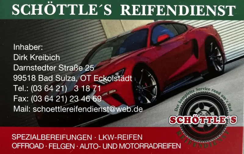 Schöttle´s Reifendienst